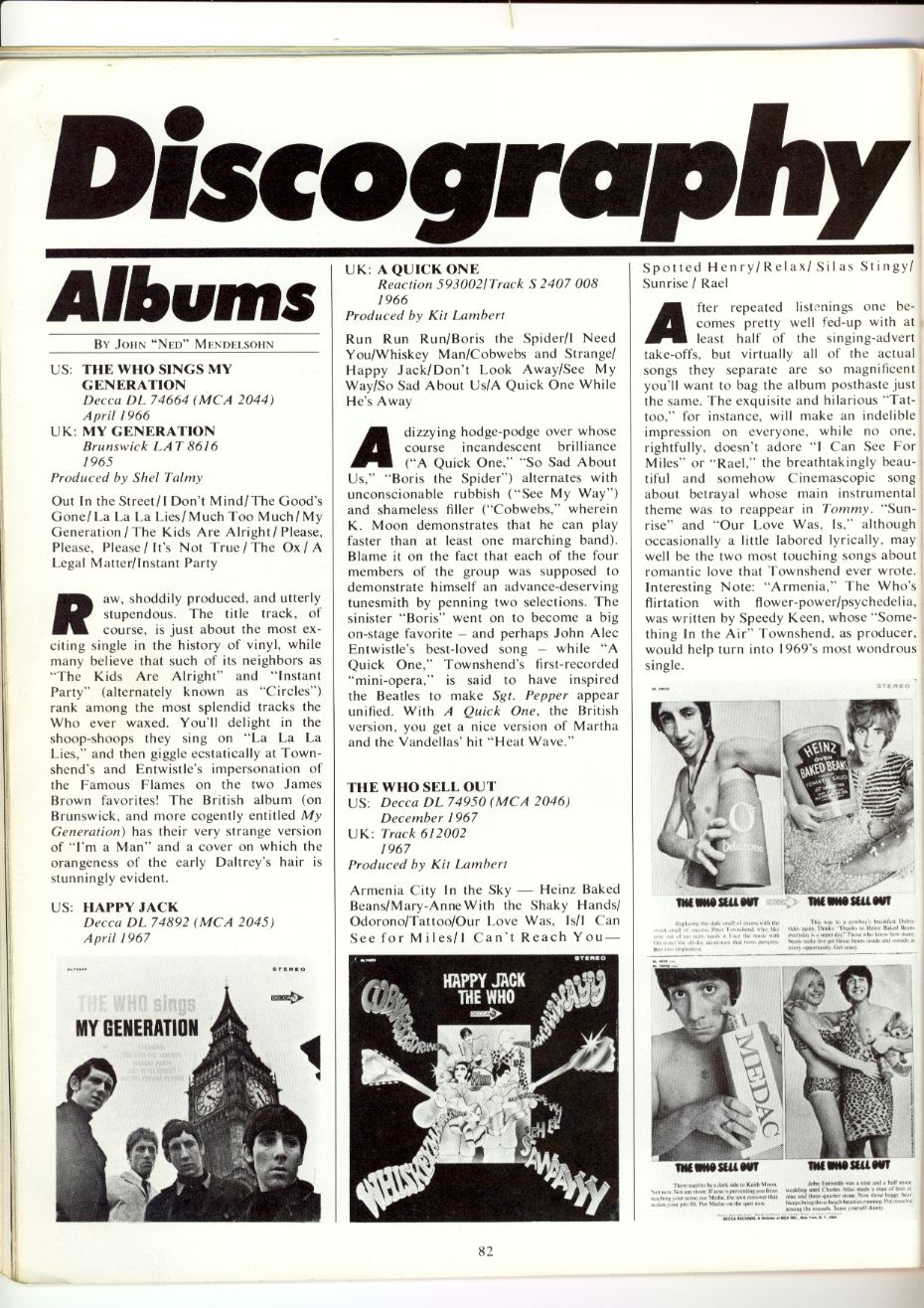 The Who - Ten Great Years - Page 82